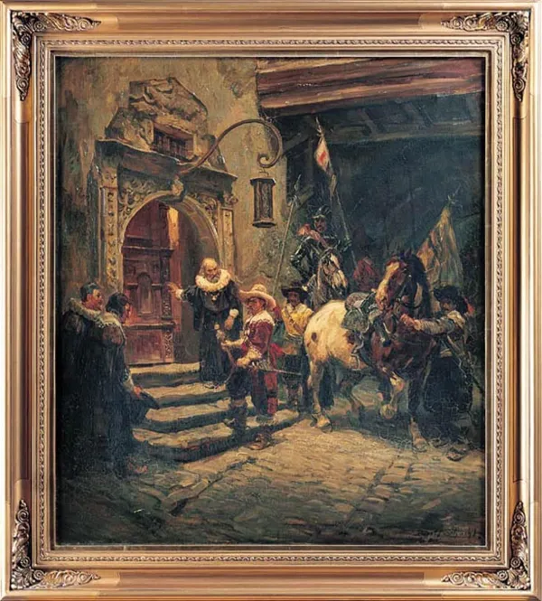 Rudolf Schacht, Na kwaterę - epizod z  wojny 30-letniej, po 1930