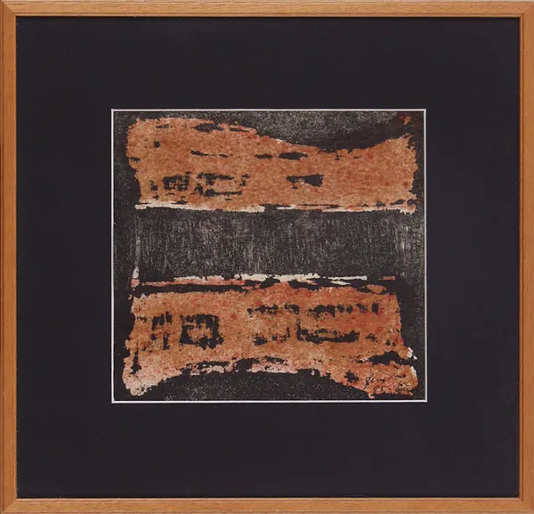 Stefan Gierowski, Bez tytułu (z teki Konfrontacje 1960), 1960