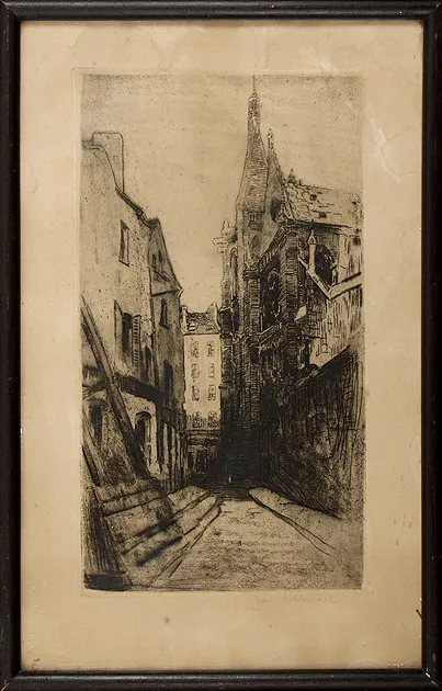 Jan Rubczak, Kościół  Saint-Severin w Paryżu, pocz. XX w.