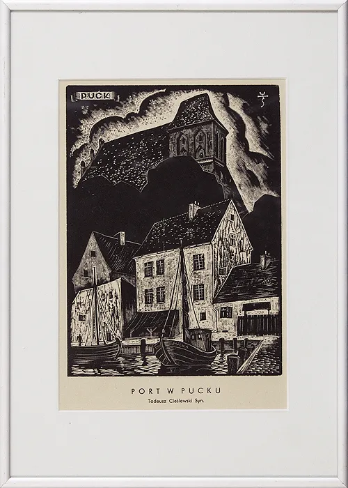 Tadeusz Cieślewski (syn), Port w Pucku, 1932