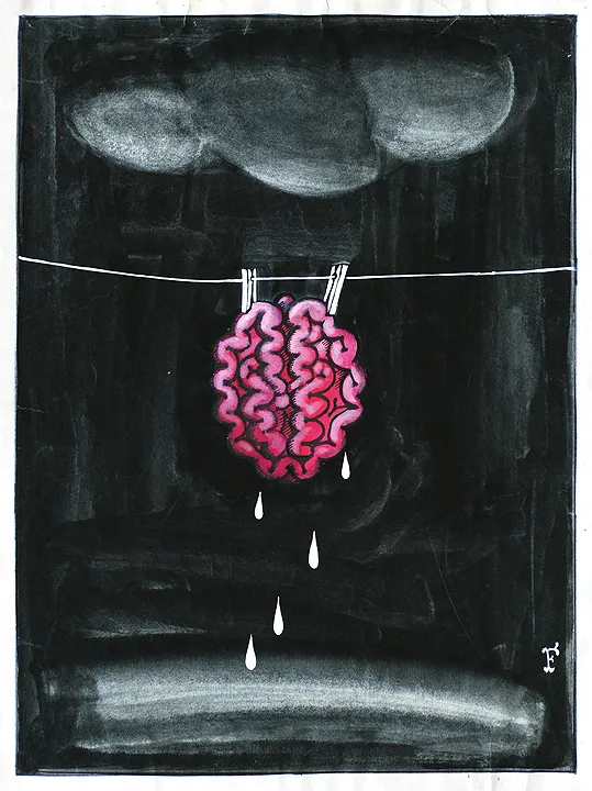 Jerzy  Flisak, Suszenie mózgu