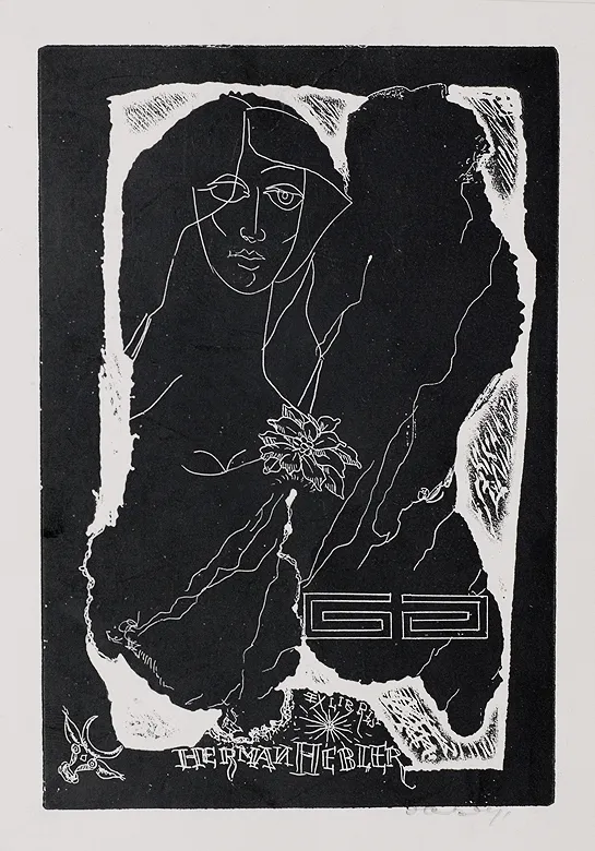 Stanisław Dawski, Exlibris Hermana Heblera