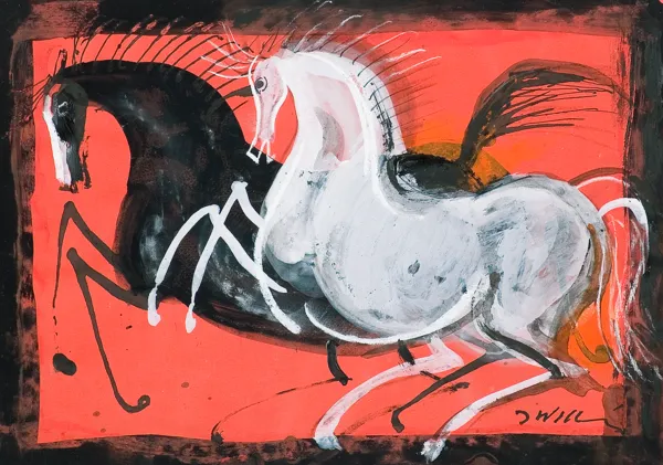 Józef Wilkoń, Dwójka koni, 2015