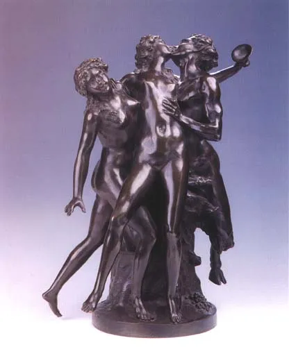 Autor nierozpoznany, Satyr z bachantkami