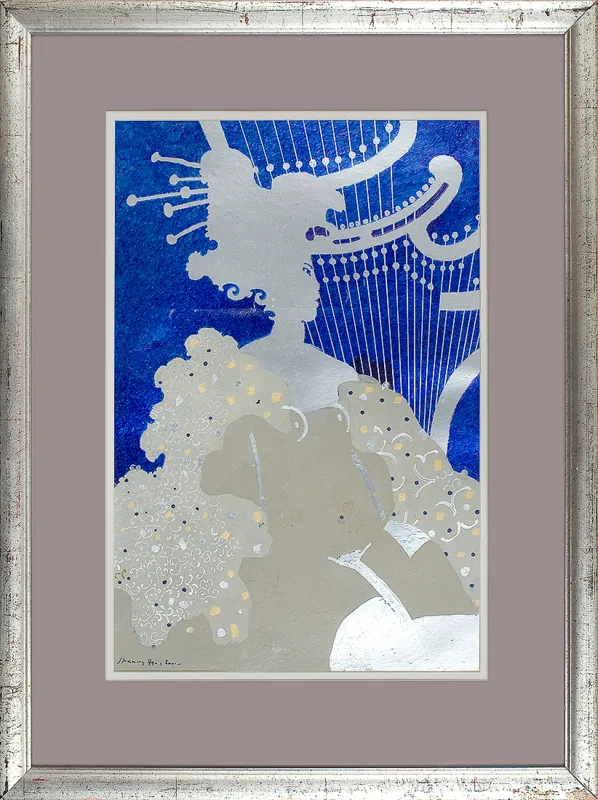 Janusz Stanny, Dama z harfą, 2000