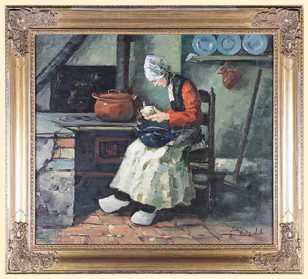 Harry (Heinrich) Haerendel, DZIEWCZYNA HOLENDERSKA W KUCHNI