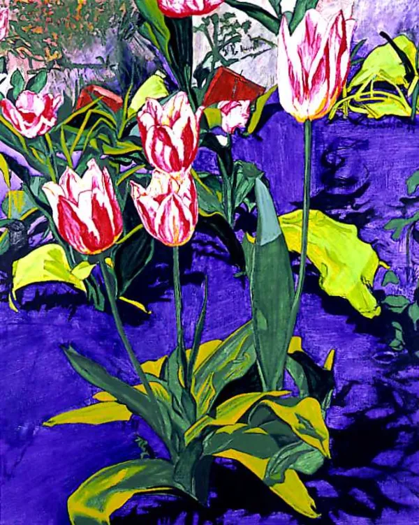 Wiesław Szamborski, BIAŁE TULIPANY, 1994