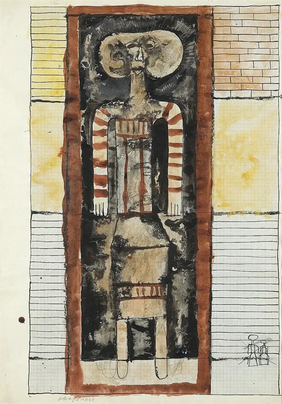 Jan Lebenstein, FIGURA OSIOWA, lata 50. XX w.