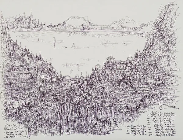 Stanisław Paweł Pyra (Piro), Nad jeziorem, 2006