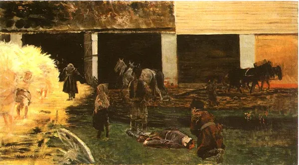 Jacek Malczewski, Scena z powstania 1863