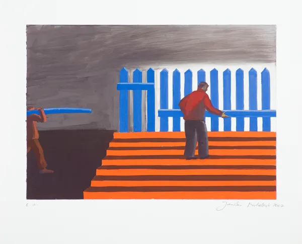 Jarosław Modzelewski, NIOSĄCY ŚCIĘTE DRZEWO (Z PŁOTEM), 2007