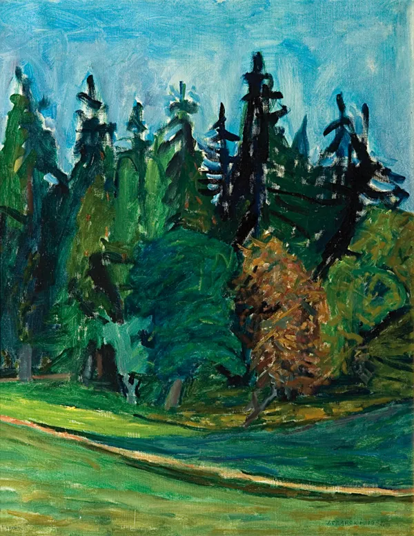 Józef Czapski, DRZEWA, 1958