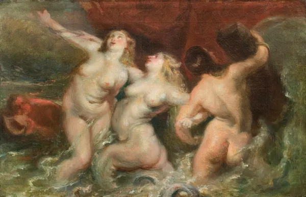 Teofil Kwiatkowski, NEREIDY, według P. P. Rubensa 