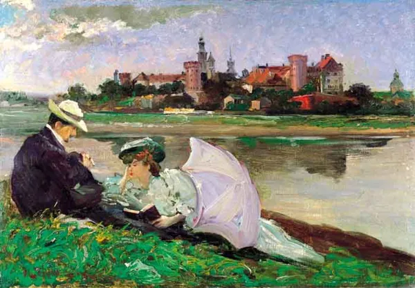 Maurycy Trębacz, Odpoczynek