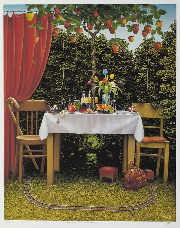 Jacek Yerka, Drzewko poziomkowe 2, 1995
