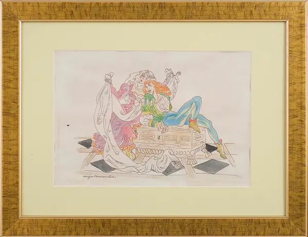 Maja (Maria) Berezowska, Scena dworska