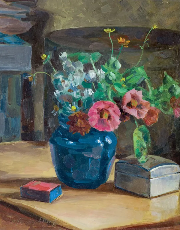 Basile Poustochkine, MARTWA NATURA Z KWIATAMI