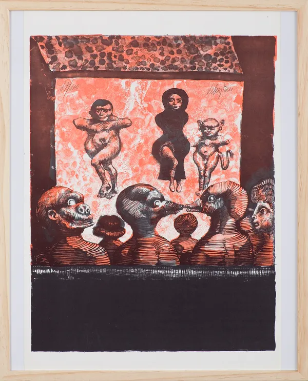 Jan Lebenstein, DOUBLE JEU (PODWÓJNA GRA), 1972