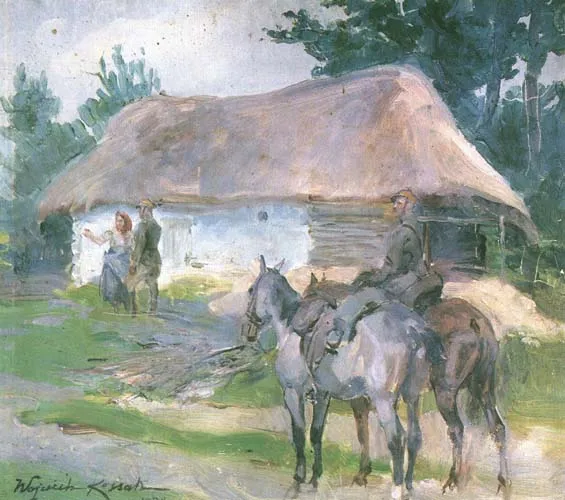 Wojciech Kossak, Zwiad kawaleryjski