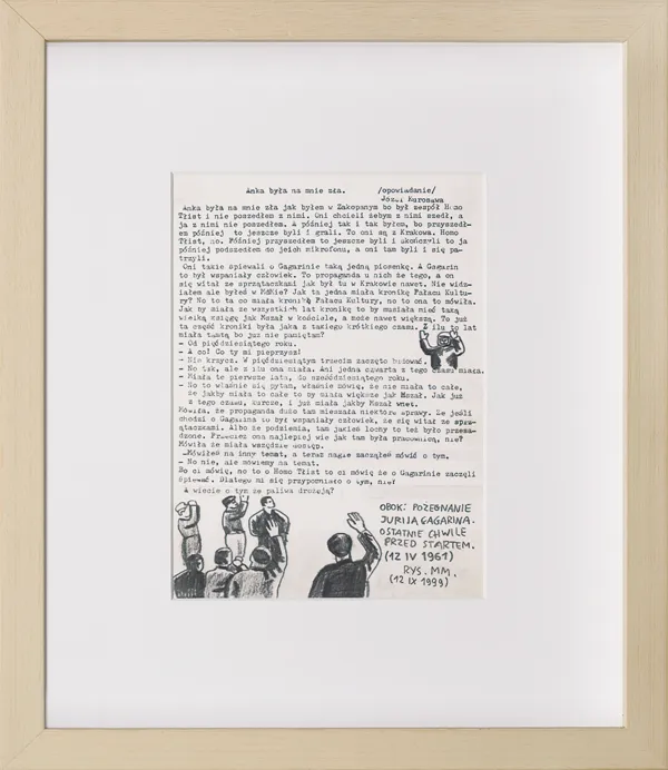 Marcin Maciejowski, Pożegnanie Jurija Gagarina, 1999