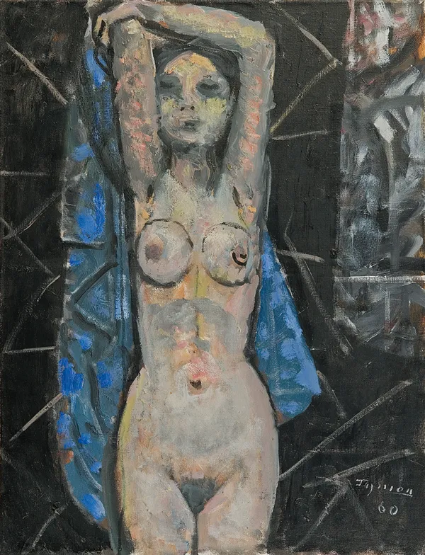 Tymon Niesiołowski, AKT MŁODEJ DZIEWCZYNY, 1960