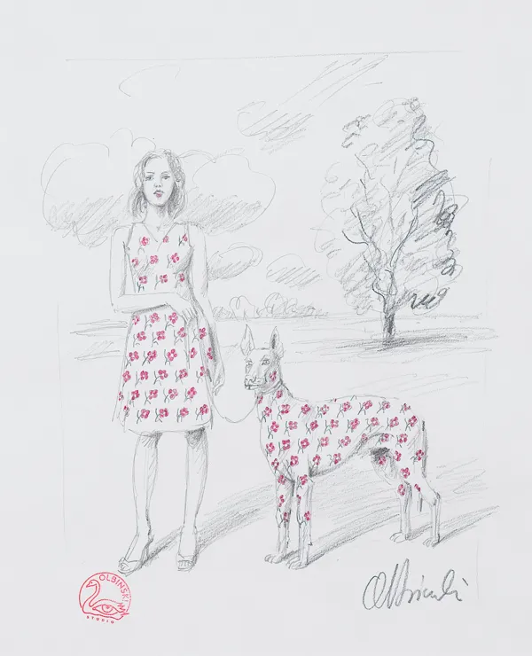 Rafał Olbiński, DZIEWCZYNA Z PSEM