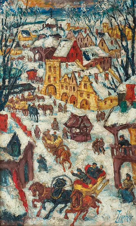 Witold Zacharewicz, MIASTECZKO ZIMĄ, lata 70. XX w.