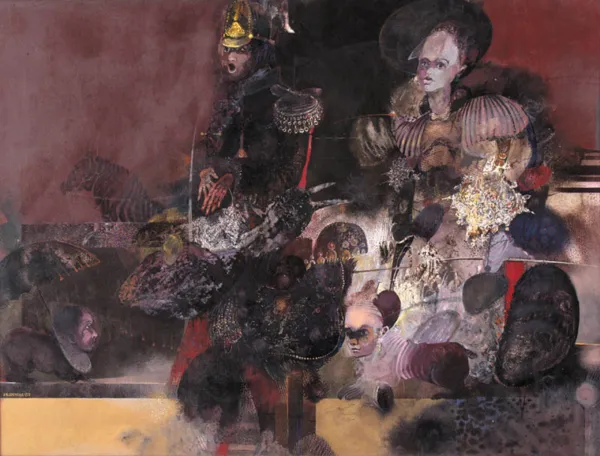 Zbigniew  Sprycha, Ułan i dama, 1987 