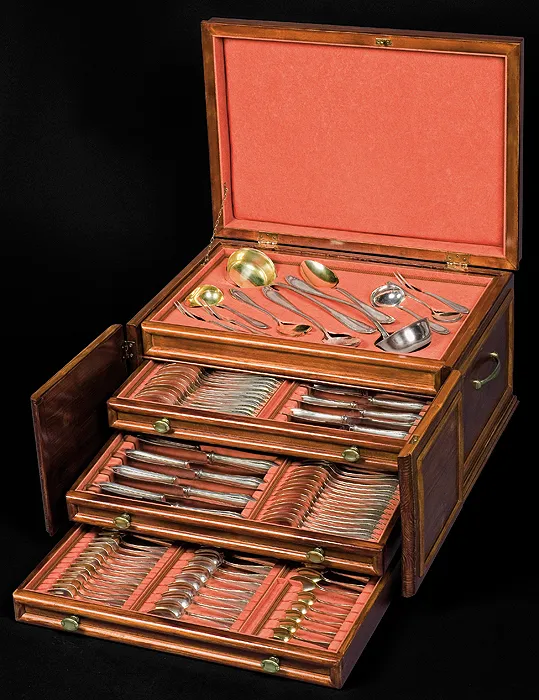 Autor nierozpoznany, KOMPLET SZTUĆCÓW, ok. 1910