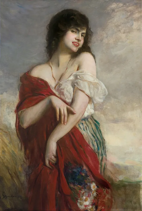 Bolesław Szańkowski, DZIEWCZYNA W CZERWONYM SZALU