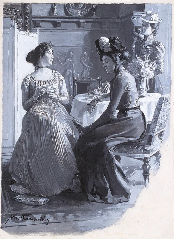 Max Barascudus, Popołudniowa herbata, 1900-1910