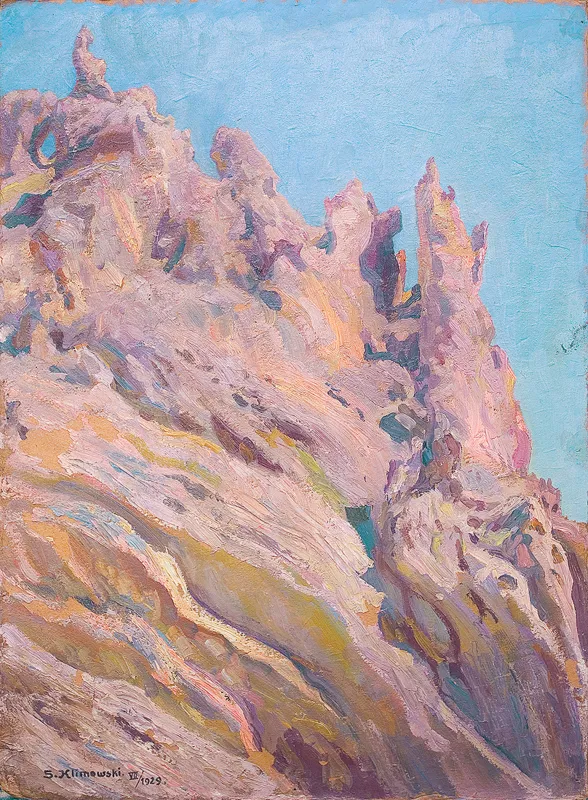 Stanisław Klimowski, Skały w Dolinie Strążyskiej, lipiec 1929