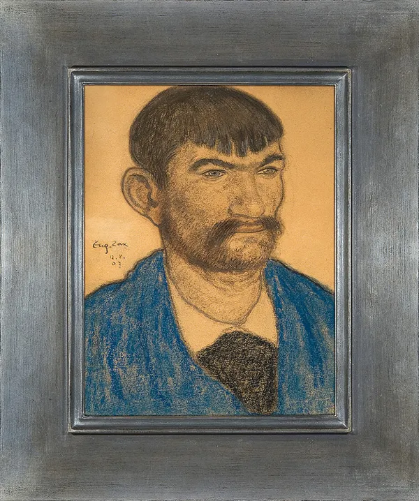 Eugeniusz Zak, PORTRET MĘŻCZYZNY. BRETOŃCZYK, 1907