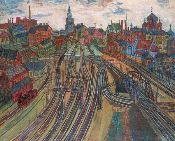 Edward Dwurnik, Warszawa Wschodnia, 1966