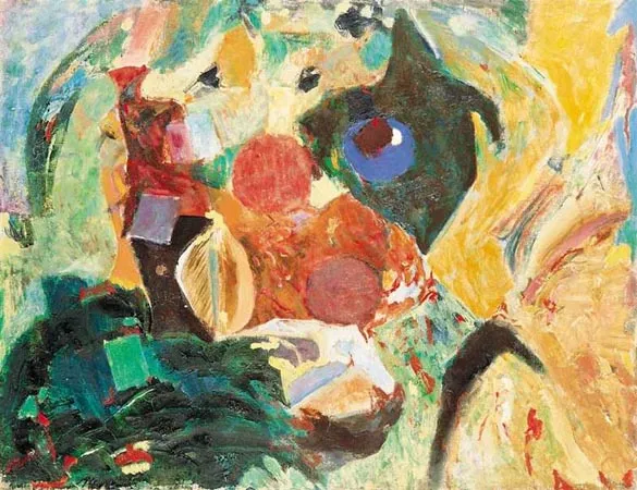 Juliusz Studnicki, Kompozycja abstrakcyjna zielona