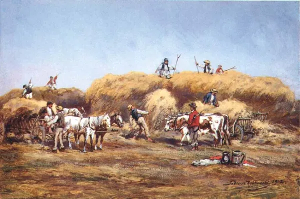 Tadeusz Rybkowski, Zwózka siana