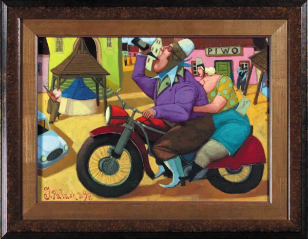 Jacek Pałucha, Para na motocyklu, 1998