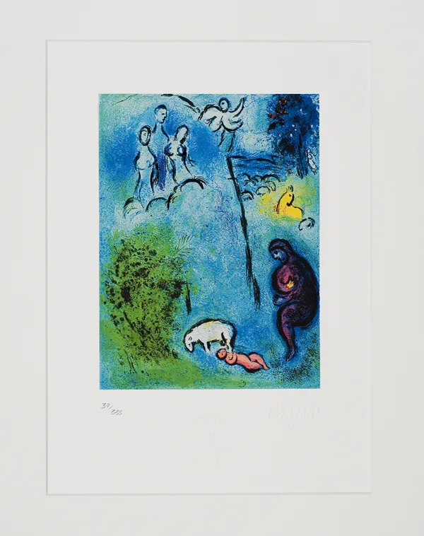 Marc Chagall, Odnalezienie Chloe przez Driasa, 1961