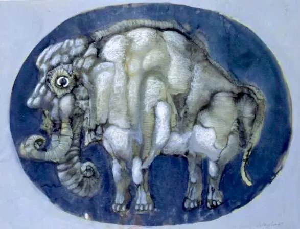 Jan Lebenstein, MINOTAUR, 1963