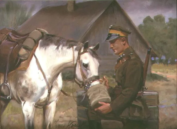 Jerzy Kossak, U studni