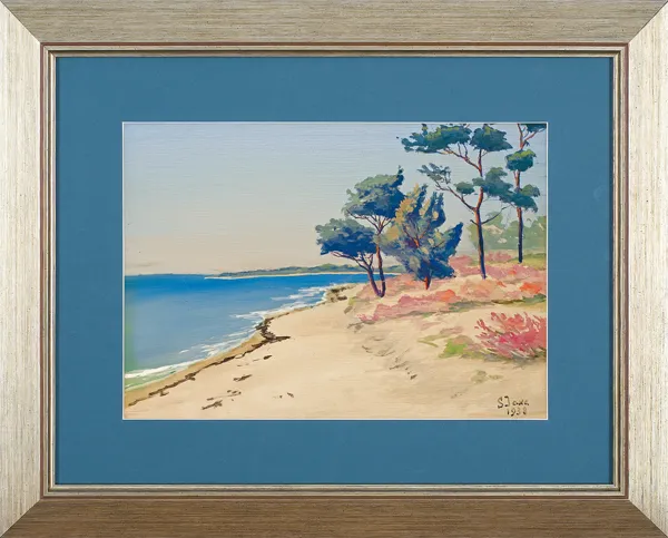 Soter Jaxa-Małachowski, SOSNY I WRZOSY NA BRZEGU MORZA, 1938