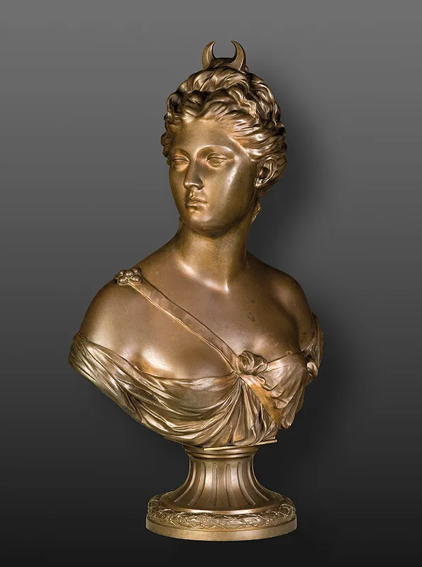 Autor nierozpoznany, POPIERSIE DIANY, początek XX w.