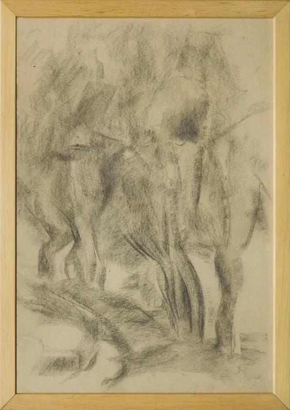 Roman Opałka, Drzewa, 1953