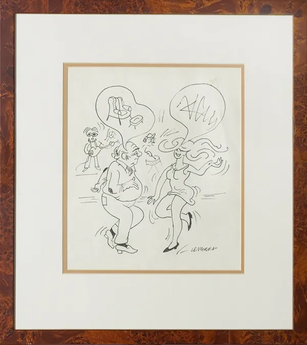 Zbigniew  Lengren, Rysunek satyryczny