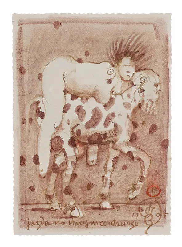 Franciszek Starowieyski, JAZDA NA STARYM CENTAURZE, 2005