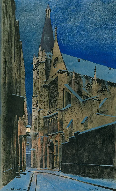 Odo (Otton) Dobrowolski, KOŚCIÓŁ SAINT-SEVERIN W PARYŻU, 1910