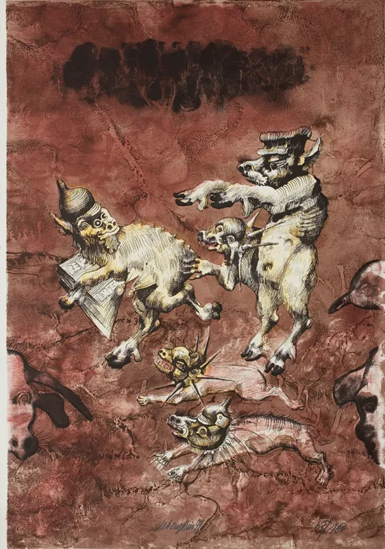 Jan Lebenstein,  Wygnanie Chyżego, 1974