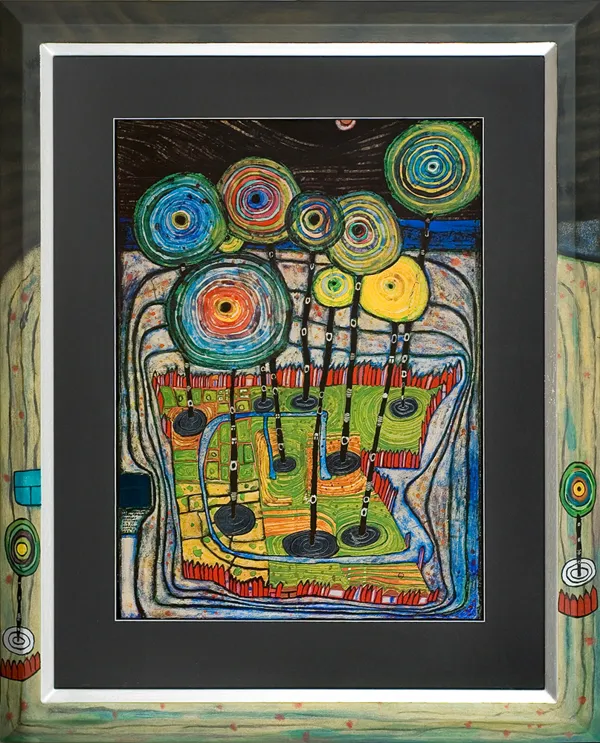 Friedensreich Hundertwasser, Kompozycja, 1977