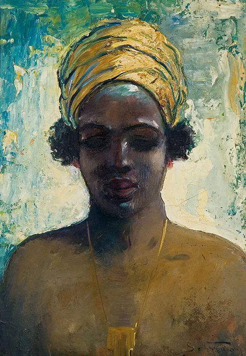 Adolf (Abraham) Behrmann, CIEMNOSKÓRY CHŁOPIEC, ok. 1930