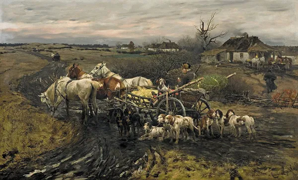 Alfred Wierusz-Kowalski, AWANGARDA MYŚLIWSKA, ok. 1880 